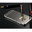 Aynal Bumper Samsung Note 5 Black Sert Kapak Zore