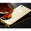 Aynal Bumper Huawei P8 Lite Gold Sert Kapak Zore