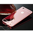 Aynal Bumper Huawei P8 Lite Rose Gold Sert Kapak Zore