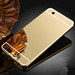 Aynal Bumper Xiaomi Redmi 4 Gold Sert Kapak Zore