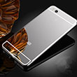 Aynal Bumper Xiaomi Redmi 4 Silver Sert Kapak Zore