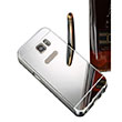 Aynal Bumper Samsung S6 Silver Sert Kapak Zore