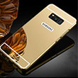 Aynal Bumper Samsung S8 Plus Gold Sert Kapak Zore