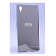 Aynal Bumper Sony Xperia Z5 Silver Sert Kapak Zore