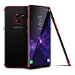 Glitter Samsung A8 Plus 2018 Red Silikon Kapak Zore
