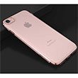 Glitter Iphone 6S Rose Gold Silikon Kapak Zore