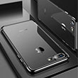 Glitter Iphone 7 Plus-Iphone 8 Plus Black Silikon Kapak Zore