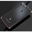 Glitter Galaxy Y7 2018 Rose Gold Silikon Kapak Zore