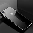 Glitter Iphone XR 6.1 Black Silikon Kapak Zore