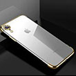 Glitter Iphone XR 6.1 Gold Silikon Kapak Zore