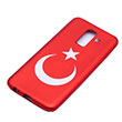 Trk Bayra Samsung A6 Plus 2018 Red Silikon Kapak Zore