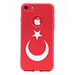 Trk Bayra Iphone 7 Red Silikon Kapak Zore