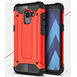 Crash Samsung A8 2018 Red Silikon Kapak Zore
