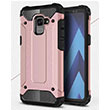 Crash Samsung A8 2018 Rose Gold Silikon Kapak Zore