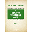 Osmanlı Türkçesine Giriş 1 Alfa Yayınları Ders Kitapları