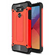 Crash LG Q6 Red Silikon Kapak Zore