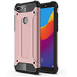 Crash Huawei Y7 Prime Rose Gold Silikon Kapak Zore