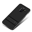 Samsung Galaxy A6 Plus Black Standlı Verus Kapak Zore