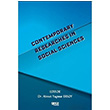 Contemporary Researches in Social Sciences Ahmet Yamur Ersoy Gece Akademi
