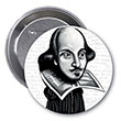 William Shakespeare Karikatür Rozet Aylak Adam Hobi