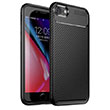 Negro Iphone 6S Black Silikon Kapak Zore