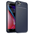 Negro Iphone 6S Dark Blue Silikon Kapak Zore