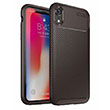 Negro Iphone XS 5.8`` Dark Brown Silikon Kapak Zore