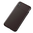 Negro Iphone XS Max 6.5`` Dark Brown Silikon Kapak Zore