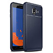 Negro Samsung J4 Dark Blue Silikon Kapak Zore