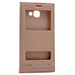 Dolce Samsung A8 Gold Pu Klf Zore