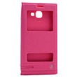 Dolce Samsung A8 Dark Pink Pu Klf Zore