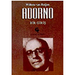 Adorno: Bir Giri Willem van Reijen Belge Yaynlar