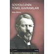 Sosyolojinin Temel Kavramlar Max Weber Yarn Yaynlar