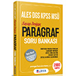 2019 KPSS ALES DGS MSÜ Paragraf Soru Bankası Lider Yayınları