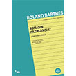 Romanın Hazırlanışı 1 Roland Barthes Sel Yayıncılık