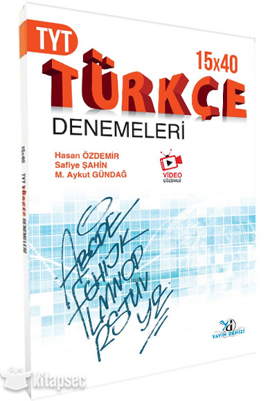 Tyt Turkce 15x40 Denemeleri Yayin Denizi Yayinlari 9786051971537