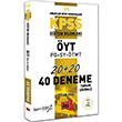 KPSS Eğitim Bilimleri ÖYT PG SY ÖTMT Tamamı Çözümlü 40 Deneme Yargı Yayınları