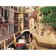 Venedik Sokakları 1000 li Puzzle 68x48 Keskin Color