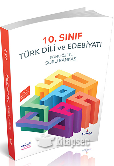 10. Sınıf Türk Dili ve Edebiyatı Konu Özetli Soru Bankası Supara Yayınları