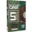 ÖABT Türkçe Öğretmenliği 75 Soruluk Çözümlü 5 Deneme Performans Serisi Yeni Sistem Uzman Kariyer Yayınları