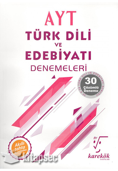 AYT Türk Dili ve Edebiyatı Denemeleri Karekök Yayınları