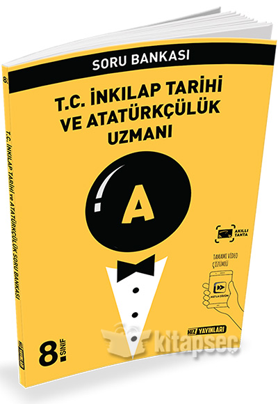 8. Sınıf T.C. İnkılap Tarihi ve Atatürkçülük Uzmanı Soru Bankası Hız Yayınları