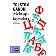 Tolstoy Gandhi Mektuplamalar Vakfbank Kltr Yaynlar