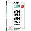 ÖABT Türkçe Öğretmenliği Yeni Sistem 3x75 Deneme Sınavı Filozof Yayınları
