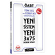 ÖABT Türk Dili ve Edebiyatı Öğretmenliği Yeni Sistem 3x75 Deneme Sınavı Filozof Yayınları