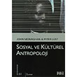 Sosyal ve Kltrel Antropoloji Dost Kitabevi Yaynlar