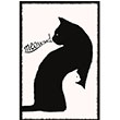Siyah Beyaz Kedi Poster Melisa Poster