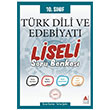 10. Sınıf Türk Dili ve Edebiyatı Liseli Soru Bankası Delta Kültür Yayınları