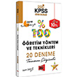 2020 KPSS Eğitim Bilimleri Öğretim Yöntem ve Teknikleri Tamamı Çözümlü 20 Deneme Yargı Yayınları