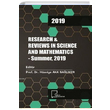 Research and Reviews In Science and Mathematics Summer 2019 Gece Akademi